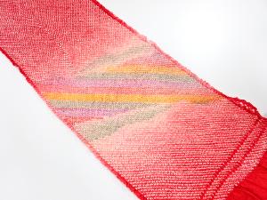 正絹　振袖用　絞り　帯揚げ